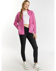Вязаный кардиган, розовый Mymo