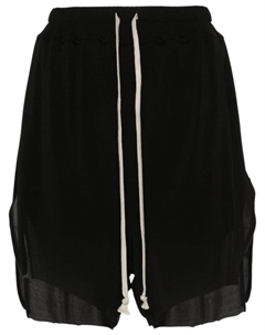 Шорты с необработанными краями, черный Rick owens