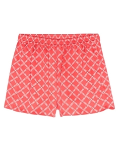 Атласные шорты Empire с логотипом, розовый Michael michael kors