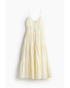 Платье Tiered Strappy, светло-желтый H&m