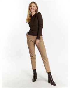 Вязаная кофта, коричневый Usha