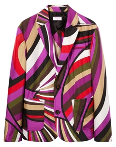 Пиджак с абстрактным принтом, розовый Pucci