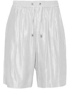 Шорты со складками, серебристый Herno