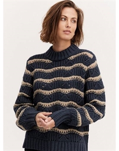 Вязаная кофта, синий Fransa