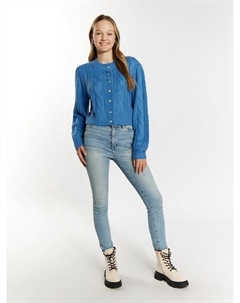 Вязаный кардиган, синий Mymo