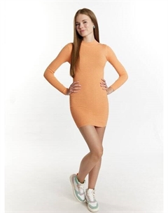 Мини-Платье из трикотажа, оранжевый Mymo