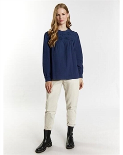 Блузка с длинными рукавами, синий Dreimaster