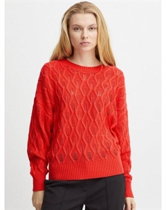 Вязаная кофта, красный Ichi