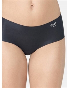 Комплект из 3 коротких ретро-пакетов с нулевым модалом, черный Sloggi