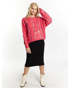 Пуловер, розовый Izia