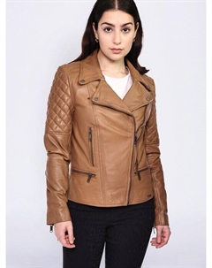 Кожаный пиджак, коричневый Maze