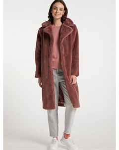 Шуба из искусственного меха, коричневый Mymo