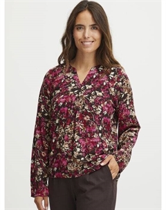 Блузка с длинными рукавами, розовый Fransa