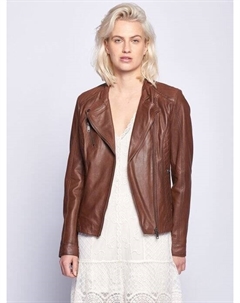 Кожаный пиджак, коричневый Maze