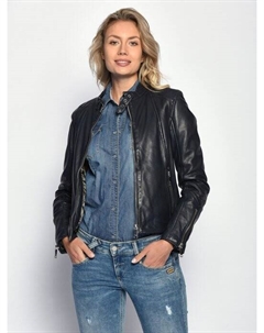 Кожаный пиджак, синий Maze