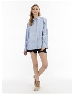 Блузка с длинными рукавами, синий Dreimaster