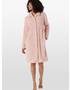 Халат тедди флисовый, розовый Schiesser