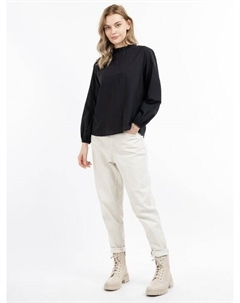 Блузка с длинными рукавами, черный Dreimaster