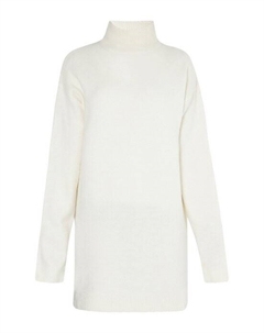 Трикотажное платье, белый Mymo