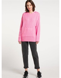 Вязаное худи, розовый Mymo