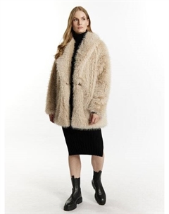 Шуба из искусственного меха, бежевый Dreimaster