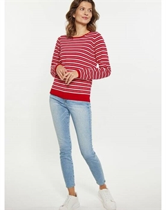 Пуловер, красный Usha