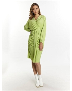 Вечернее платье из блестящей пряжи, зеленый Faina