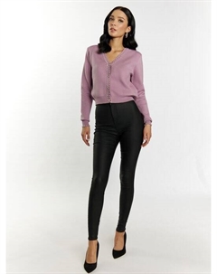 Кардиган с жемчугом, фиолетовый Faina