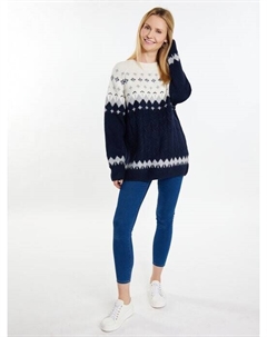 Вязаная кофта, синий Usha