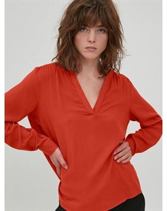 Блузка с длинными рукавами, оранжевый Ichi