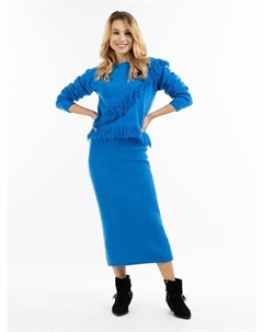 Вязаная юбка, синий Izia