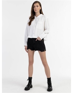 Блузка с длинными рукавами, белый Dreimaster