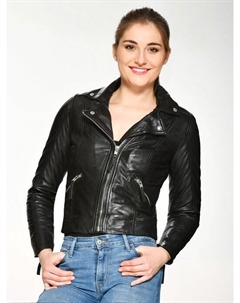 Кожаный пиджак, черный Mustang