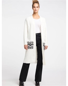 Вязаный кардиган, белый Izia