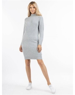 Вязаное платье миди с длинными рукавами, серый Usha