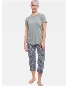 Пижамы из органического хлопка, зеленый Ammann