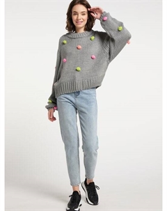 Вязаная кофта, серый Mymo