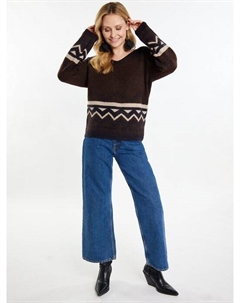 Пуловер, коричневый Usha