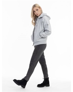 Куртка оверсайз с капюшоном, серый Dreimaster