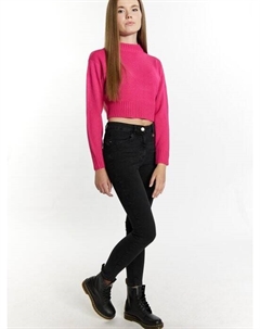 Укороченный свитер, розовый Mymo