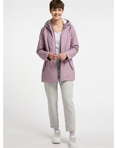 Дождевик на подкладке из искусственного меха, розовый Mymo