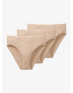 Комплект трусов из 3 предметов первой необходимости из хлопка, бежевый Schiesser