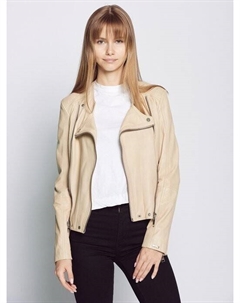 Кожаный пиджак, бежевый Maze