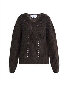 Вязаная кофта, коричневый Usha