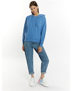 Толстовка с капюшоном, синий Mymo