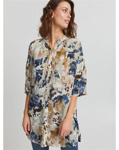 Длинная туника фрфакай, синий Fransa