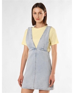 Джинсовое платье, серый Edited