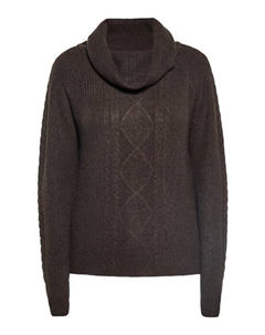 Вязаная кофта, коричневый Usha