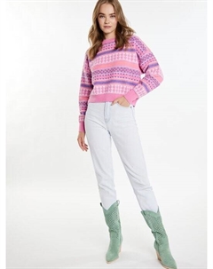 Пуловер, розовый Izia