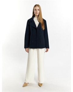 Бушлат из смесовой шерсти, синий Dreimaster